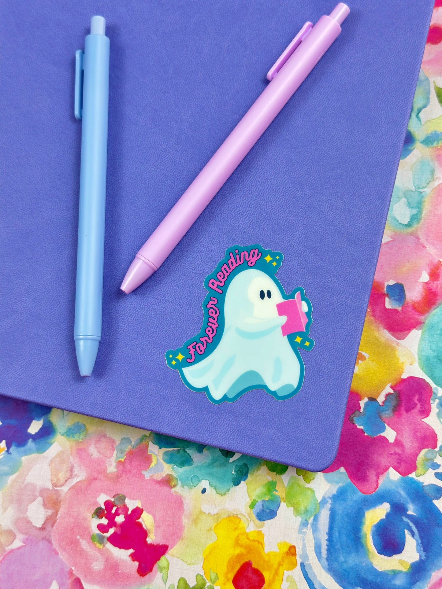 Glow in the Dark Ghost Vinyl Sticker