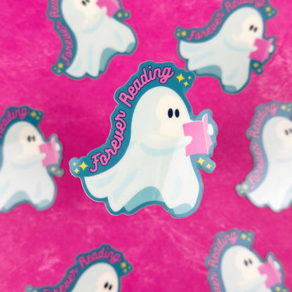 Glow in the Dark Ghost Vinyl Sticker
