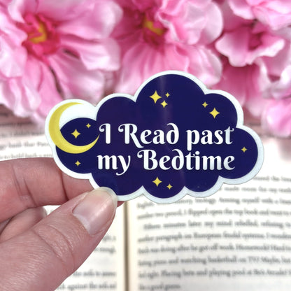 Read Past My Bedtime Vinyl Sticker