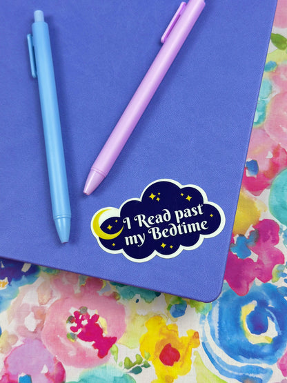 Read Past My Bedtime Vinyl Sticker