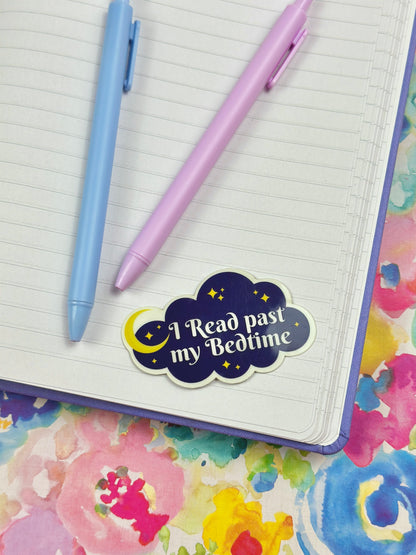 Read Past My Bedtime Vinyl Sticker