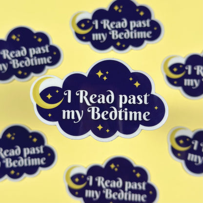 Read Past My Bedtime Vinyl Sticker