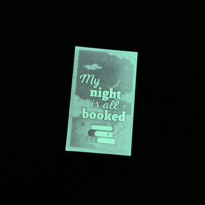 Glow in the Dark Bookish Vinyl Sticker