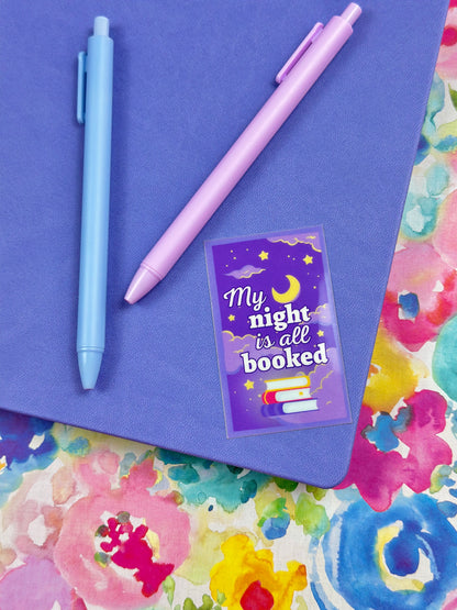 Glow in the Dark Bookish Vinyl Sticker