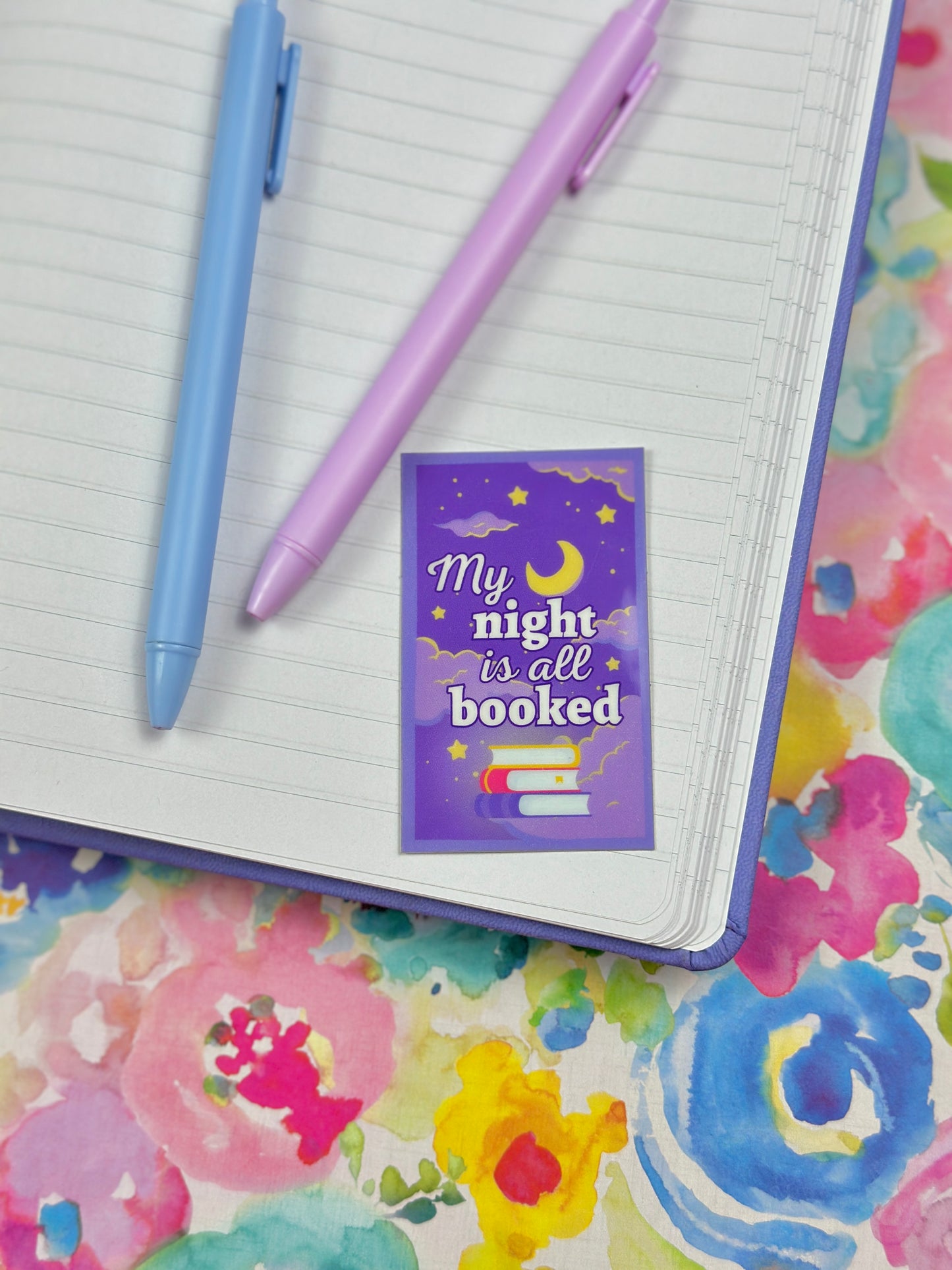Glow in the Dark Bookish Vinyl Sticker