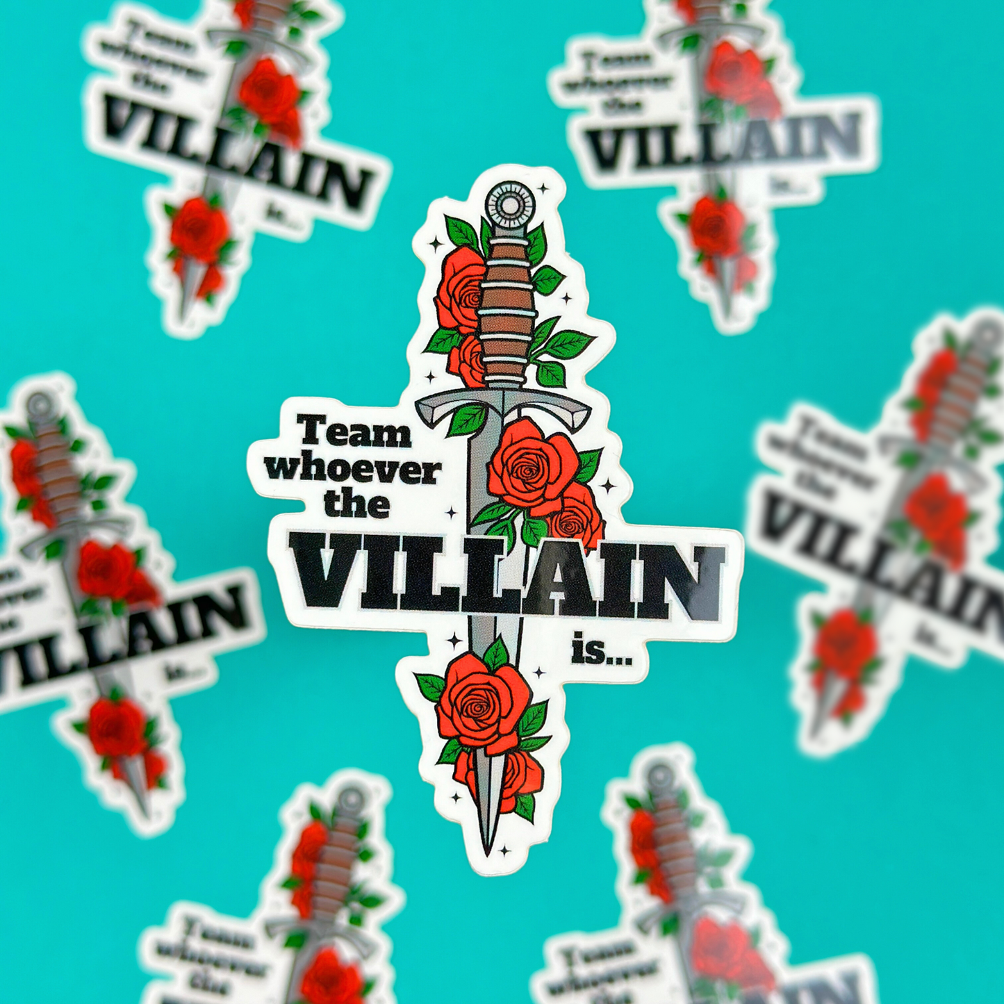 Team Villain Vinyl Sticker