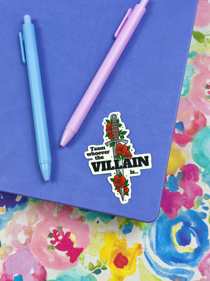 Team Villain Vinyl Sticker