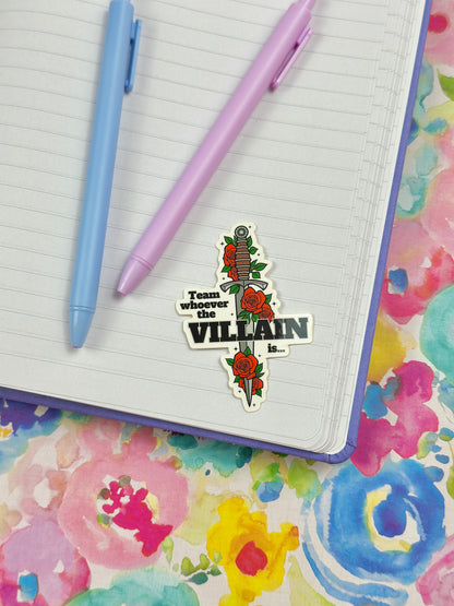 Team Villain Vinyl Sticker