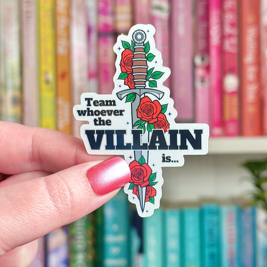 Team Villain Vinyl Sticker