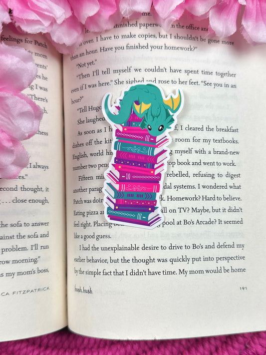Book Dragon Vinyl Sticker