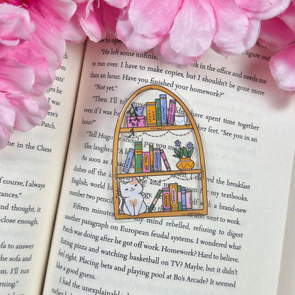 Book Shelf Clear Vinyl Sticker