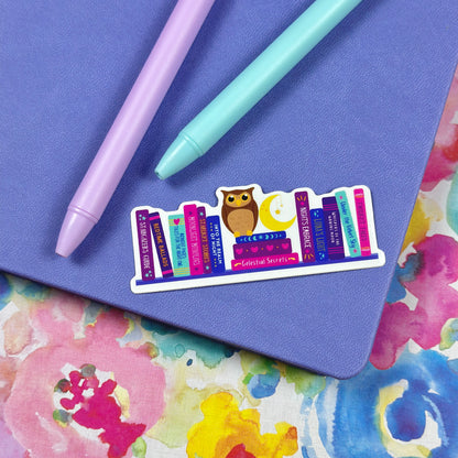 Late Night Reader Vinyl Sticker