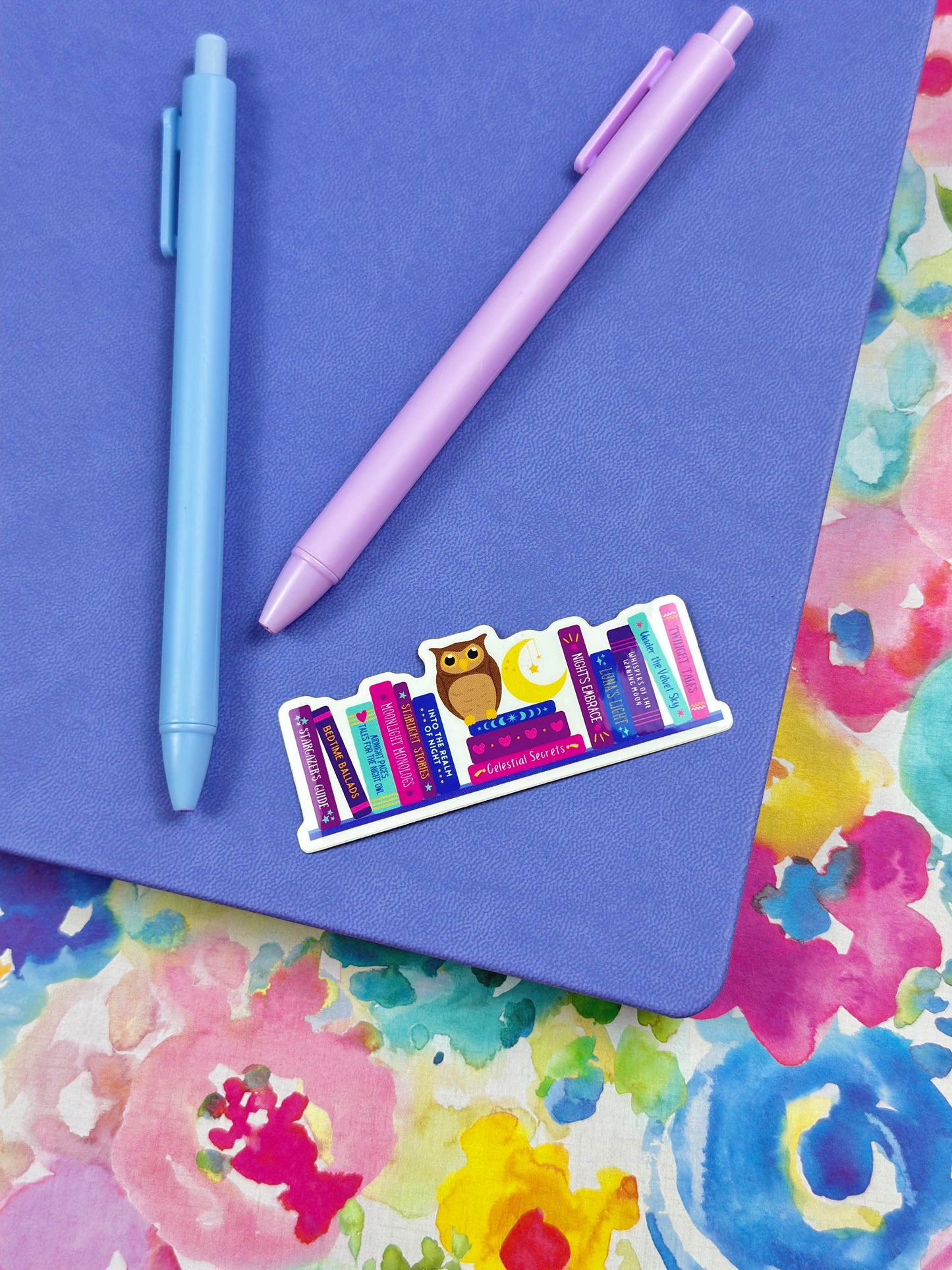 Late Night Reader Vinyl Sticker