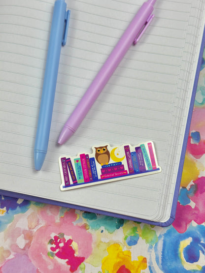 Late Night Reader Vinyl Sticker