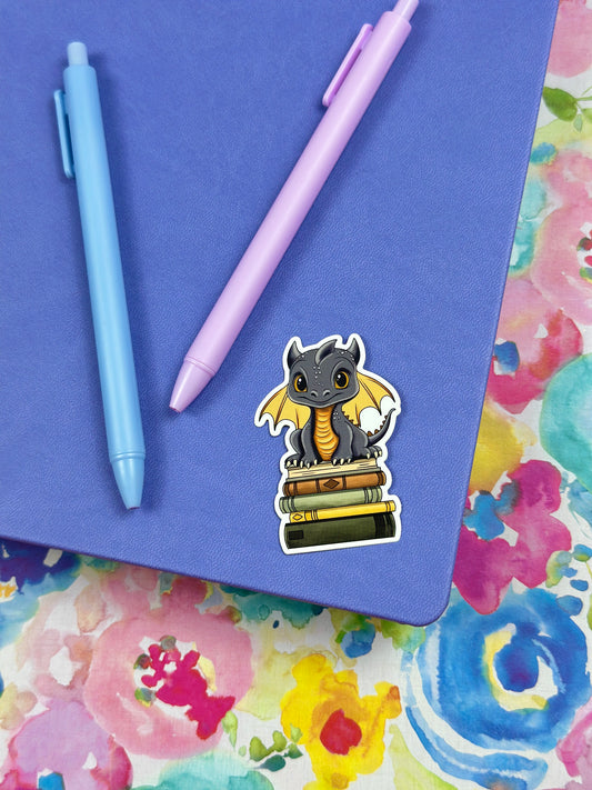 Black Dragon Vinyl Sticker