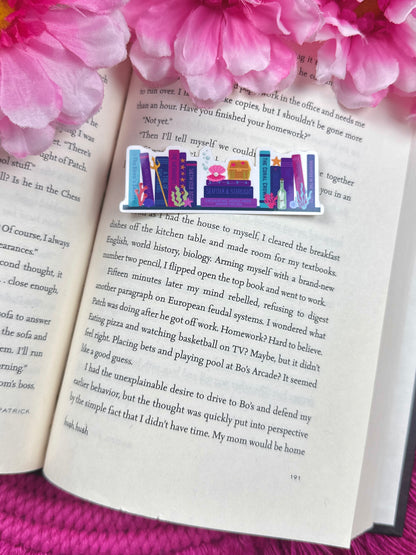Mermaid Bookshelf Vinyl Sticker