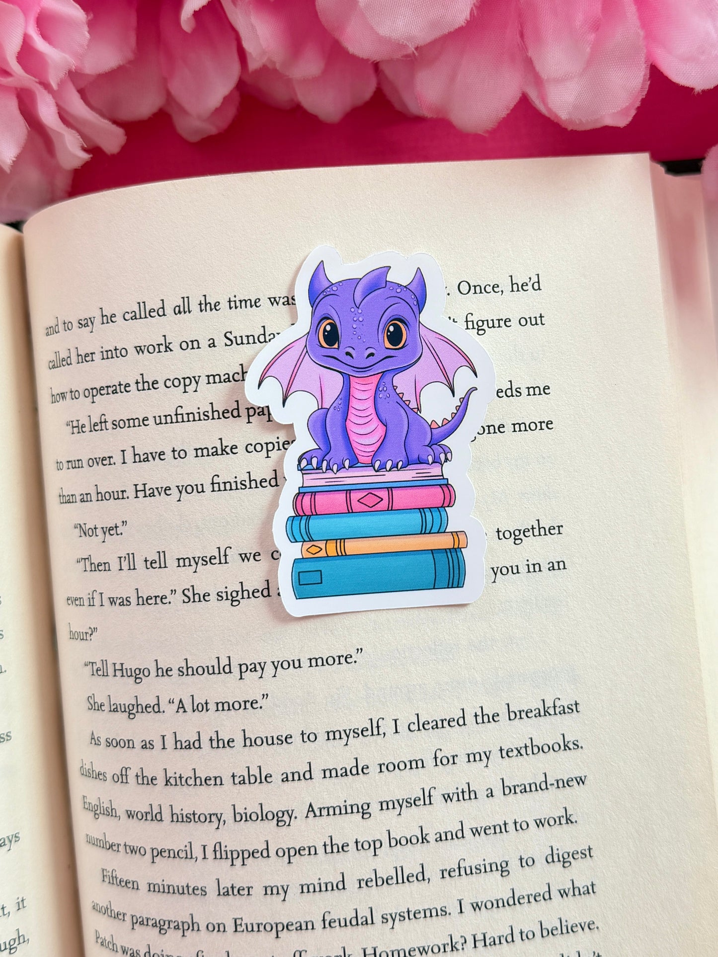 Purple Dragon Vinyl Sticker