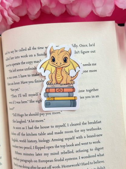 Yellow Dragon Vinyl Sticker