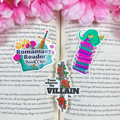 Romantasy Reader Vinyl Sticker