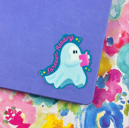 Glow in the Dark Ghost Vinyl Sticker