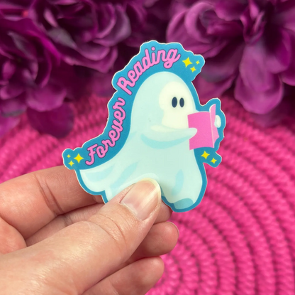 Glow in the Dark Ghost Vinyl Sticker