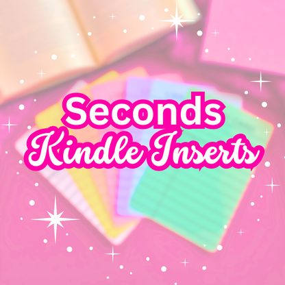 SECONDS: Kindle Inserts