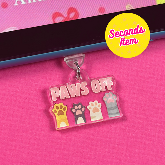 SECONDS: Paws Off Kindle Charm