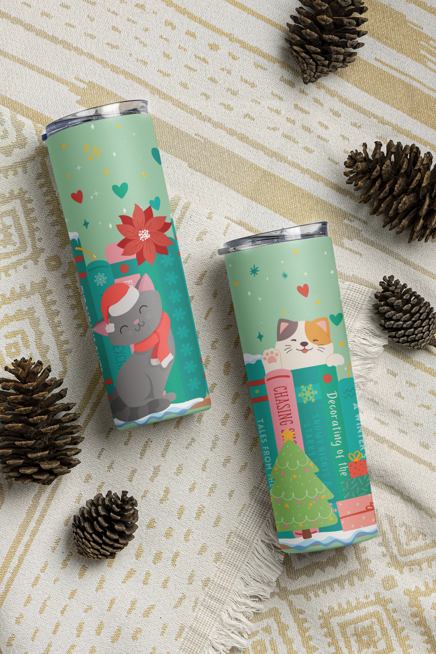 Christmas Cats Tumbler