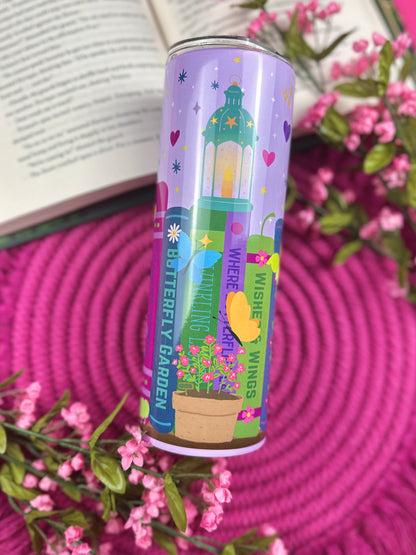 Butterfly Bookshelf Tumbler Wrap