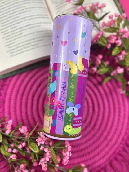 Butterfly Bookshelf Tumbler Wrap