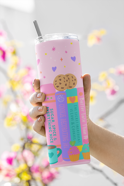 Bakery Bookshelf 20 oz Tumbler Wrap