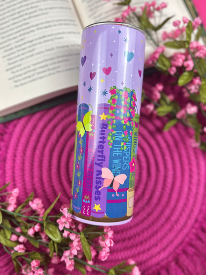 Butterfly Bookshelf Tumbler Wrap