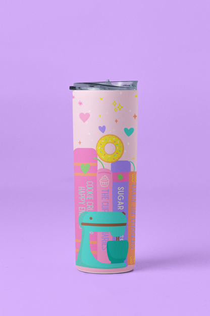 Bakery Bookshelf 20 oz Tumbler Wrap
