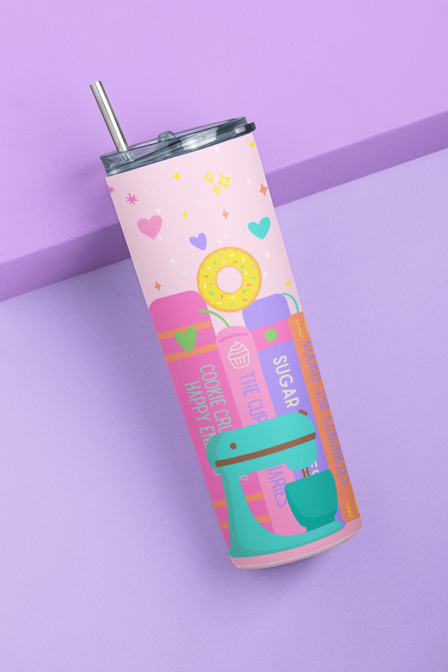 Bakery Bookshelf 20 oz Tumbler Wrap