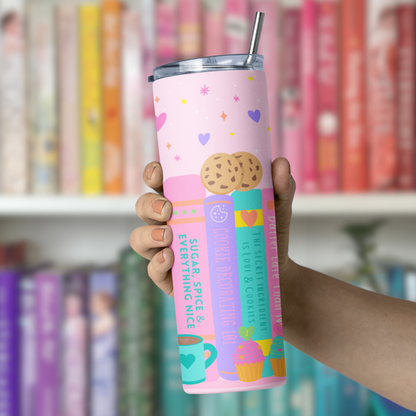 Bakery Bookshelf 20 oz Tumbler Wrap
