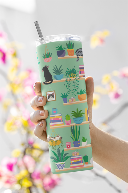 Cats & Plants Tumbler