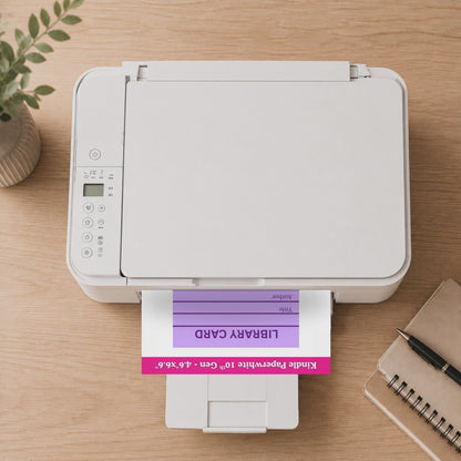Purple Library Card eReader Insert
