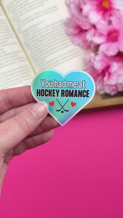 Hockey Romance Vinyl Sticker