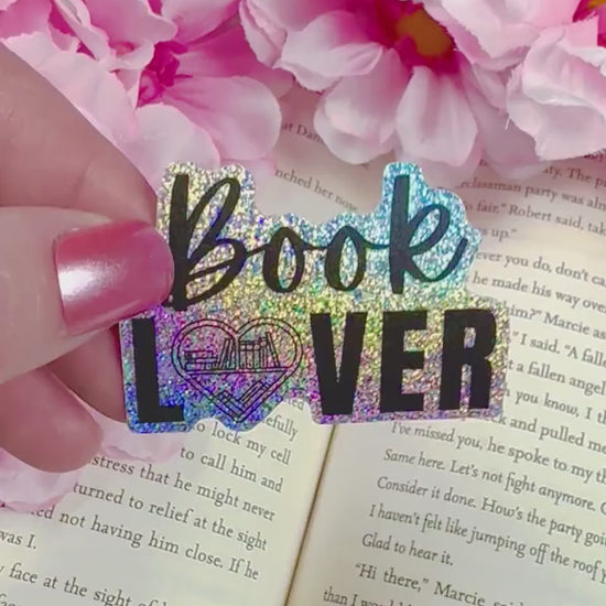Book Lover Vinyl Sticker – Charming Chapters